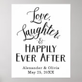 Poster Amour, Rire et Heureux pour Toujours (Devant)