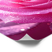 Poster Amour rose - Baisé Par Dew Matin (Coin)