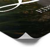 Poster Amour Simple Photo de Mariage Élégant Nouvelles Ma (Coin)