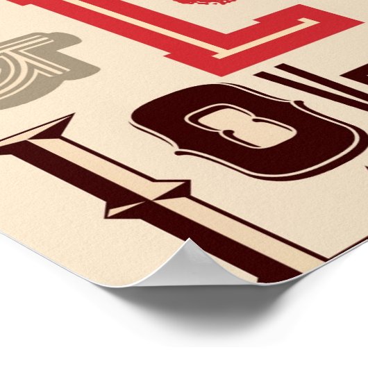 Poster Amour Texte (Coin)