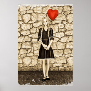 Poster Amour Vintage