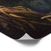 Poster Amour vintage et romance, Harvest Moon Kiss (Coin)