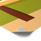 Poster Amour vintage Lié Dans Un Noeud (Coin)