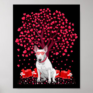 Poster Amoureux de Bull Terrier Drôle de Bull Terrier Val