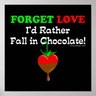 Poster Amoureux de chocolat