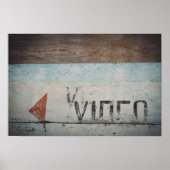 Poster Amoureux de cinéma cinéphile de style loft urbain (Devant)