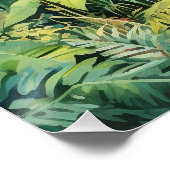 Poster Amoureux de gorilles de la jungle cool (Coin)