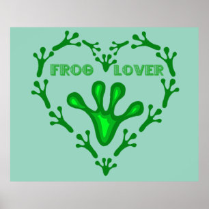 POSTER AMOUREUX DE GRENOUILLE 1