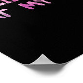 Poster Amoureux De La Baignade - Je Nage Comme Une Fille (Coin)