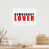 Poster Amoureux de la démocratie (Cuisine)
