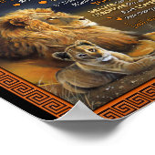 Poster Amoureux de la fille | À Ma Fille Aimez Papa (Coin)