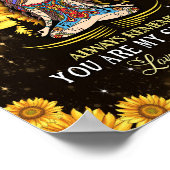 Poster Amoureux de la fille | À ma fille amour maman (Coin)