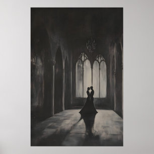 Poster Amoureux de l'art gothique romantique Imprimable D