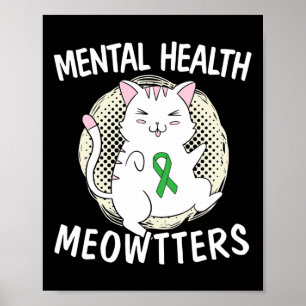 Poster Amoureux de les chats Des Meowtters De La Santé Me