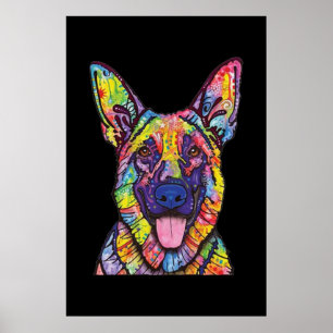 Poster Amoureux de les chiens bergers allemands