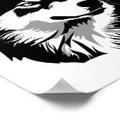 Poster Amoureux de les chiens muraux (Coin)