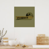 Poster amoureux de l'escalade grimpeur (Cuisine)