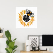 Poster amoureux de l'insecte des abeilles (Bureau à domicile)