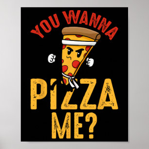 Poster Amoureux de pizza - Vous voulez une part de moi Ni