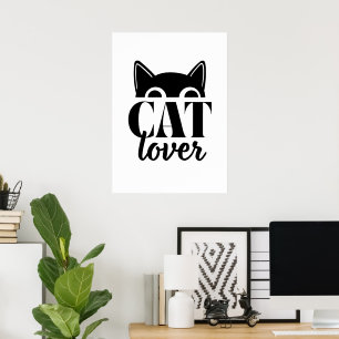 Poster Amoureux des chats
