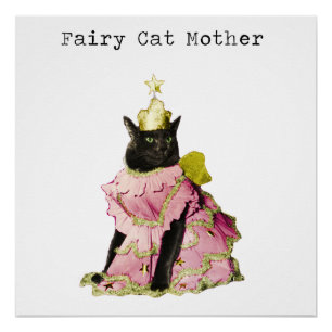 Poster Amoureux des chats Fairy Cat