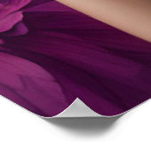 Poster Amoureux des chats fille avec fleurs (Coin)