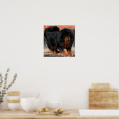 Poster Amoureux des chiens cool Tibétain Mastiff (Cuisine)