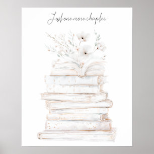 Poster Amoureux des livres, juste un chapitre de plus