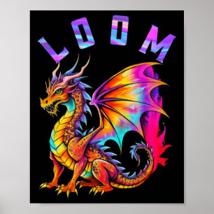 Poster Amoureux Drôle Dragon Loom Pour Hommes Femmes Imag