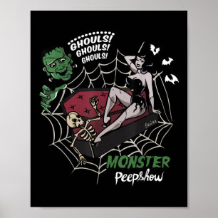 Poster Amoureux drôles de monstre de Frankenstein Comment