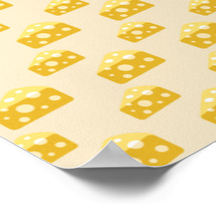 Poster Amoureux du fromage Emmental suisse jaune Amateur