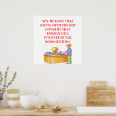 Poster amoureux du livre (Cuisine)