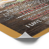 Poster Amoureux du mari | À Mon Mari Je T'Aimais (Coin)