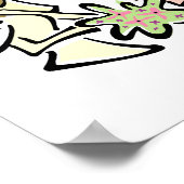 Poster Amoureux lesbiennes interraciales (Coin)