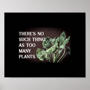 Poster amoureux plantes amusants citent audacieux nature