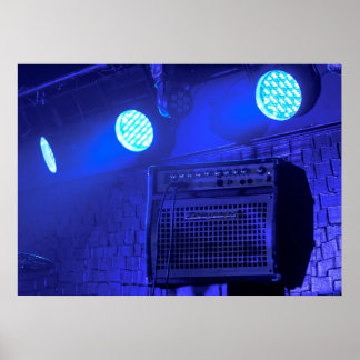 Poster Amp bleu