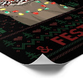 Poster & ; Festive Af Raccoon Noël (Coin)