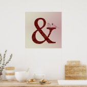 Poster Ampersand Birds (Cuisine)