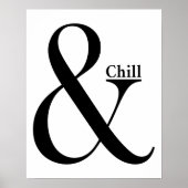 Poster Ampersand Chill (Devant)