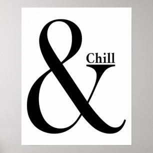 Poster Ampersand Chill