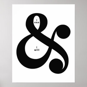 Poster AMPERSAND Citation Inspirationnelle