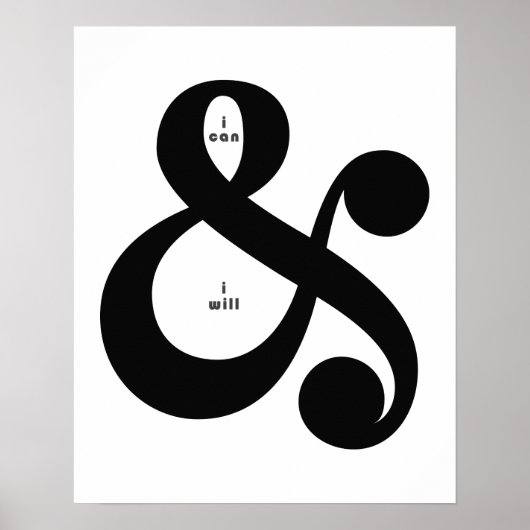 Poster AMPERSAND Citation Inspirationnelle (Devant)