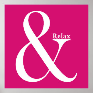 Poster Ampersand Et Relax