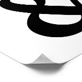 Poster Ampersand Frameable 8" x 10" (Coin)