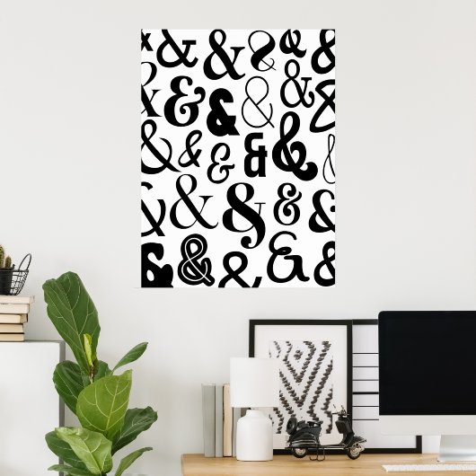 Poster Ampersands (Bureau à domicile)