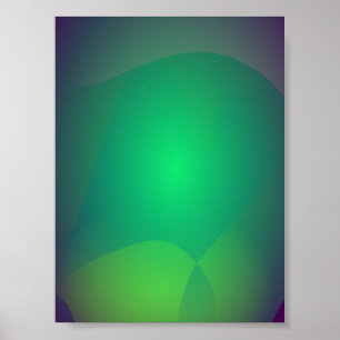 Poster Amphibien Vert