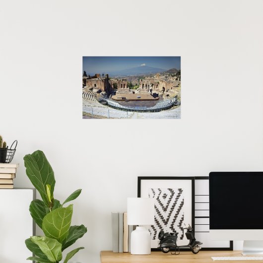 Poster Amphithéâtre grec 2 (Bureau à domicile)