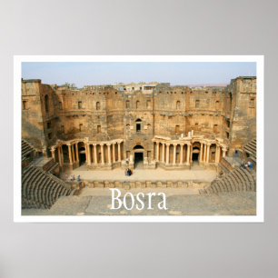 Poster Amphithéâtre romain, Bosra, Syrie
