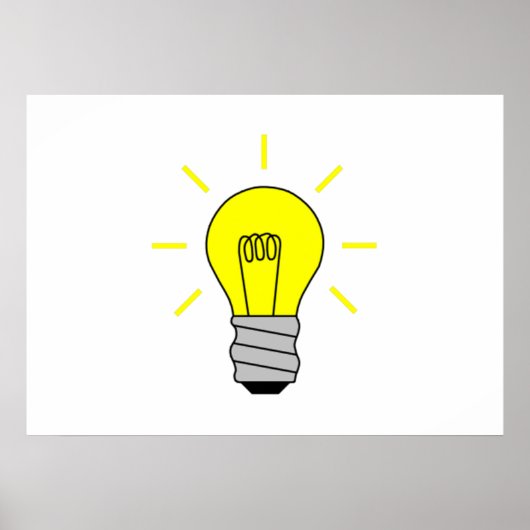 Poster Ampoule (Devant)