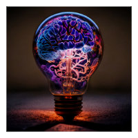 Ampoule électrique du cerveau